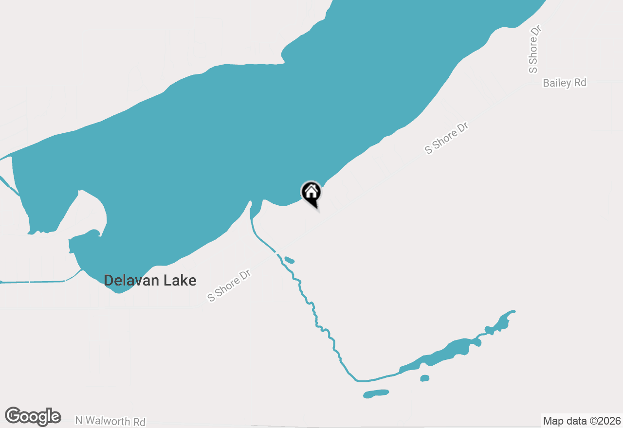 Map of 3505 South Shore Dr, Delavan, WI 53115