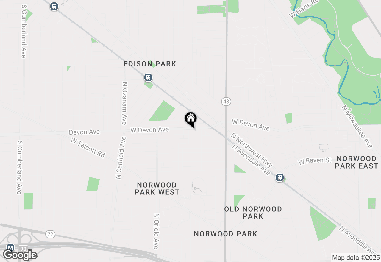 Map of 6346 N Oketo Avenue, Chicago, IL 60631