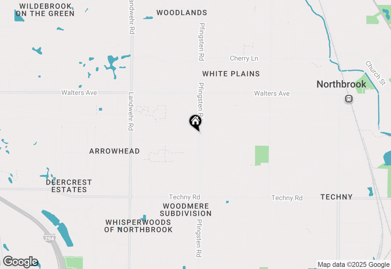 Map of 1640 Pfingsten Road, Northbrook, IL 60062