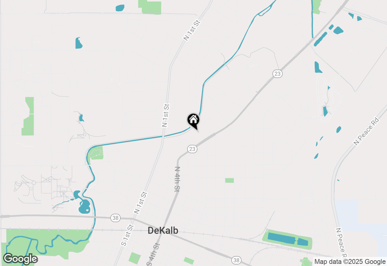 Map of 400 E Hillcrest Drive #203, Dekalb, IL 60115