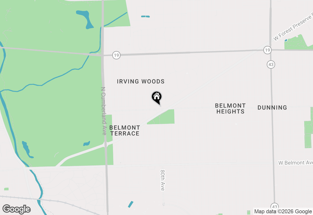 Map of 8010 W Addison Street #1, Chicago, IL 60634