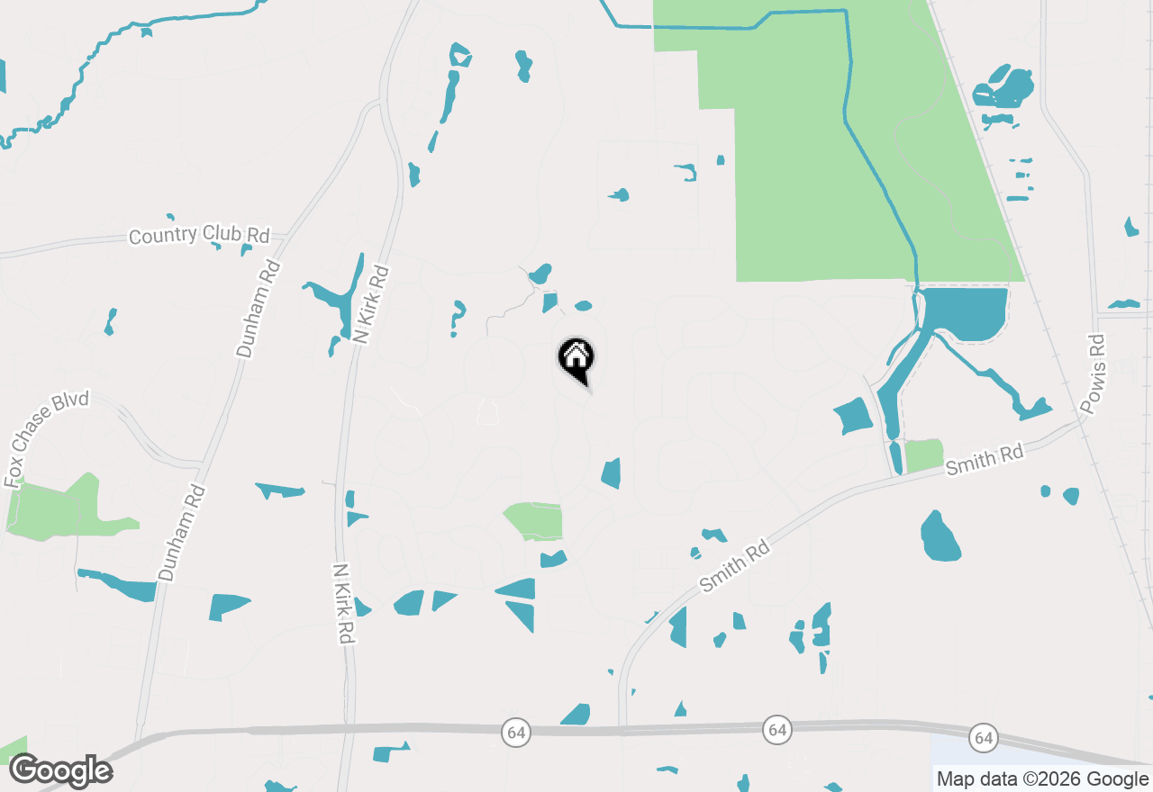 Map of 1702 King Richard Circle, St. Charles, IL 60174