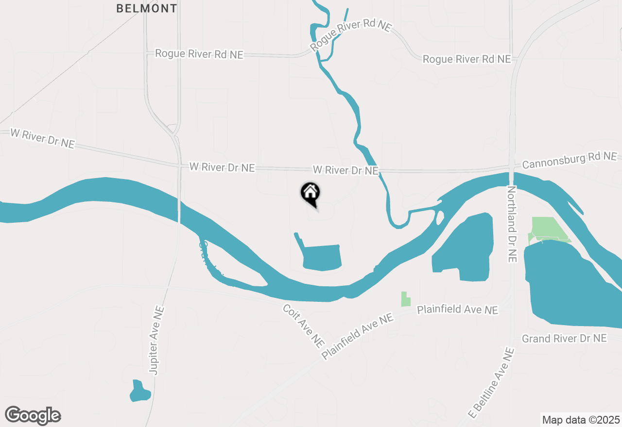 Map of 5510 Isle River Drive Ne, Belmont, MI 49306