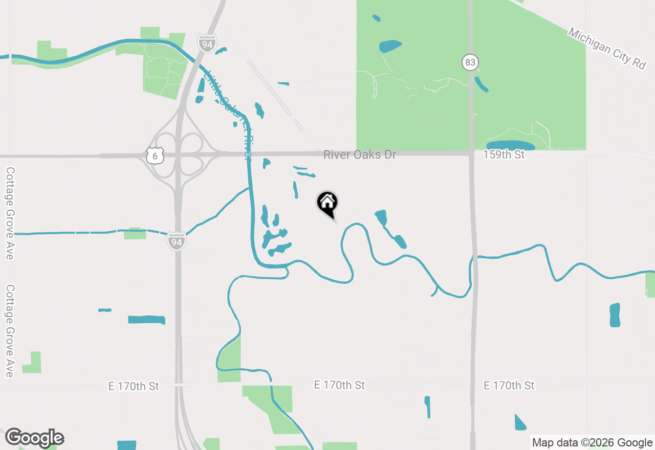 Map of 500 Park Avenue #606, Calumet City, IL 60409