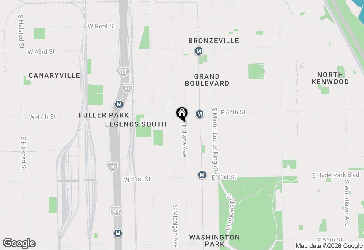 Map of 4744 S Indiana Avenue, Chicago, IL 60615