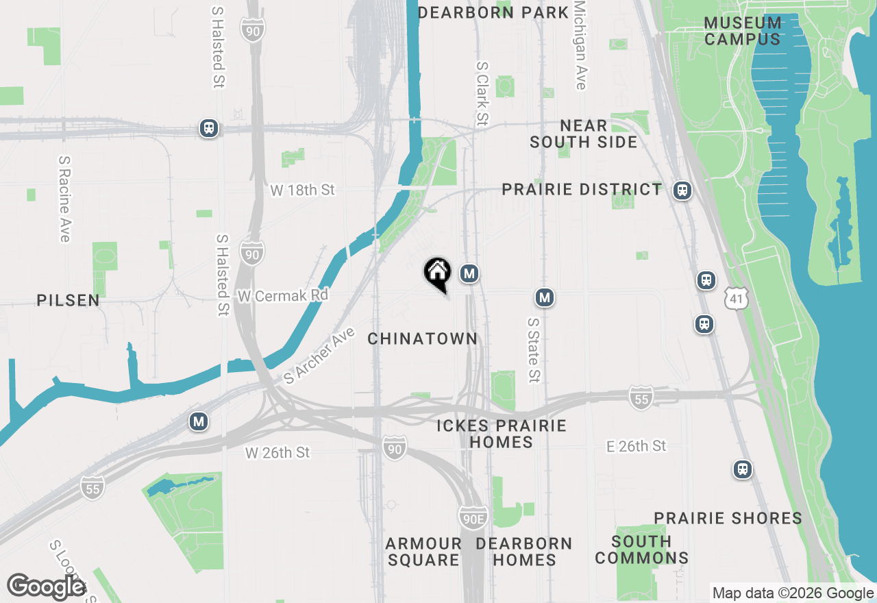 Map of 222 W 22nd Place #4A, Chicago, IL 60616
