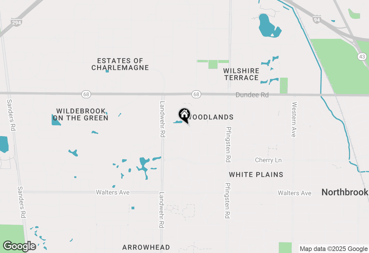 Map of 3104 Antelope Springs Road, Northbrook, IL 60062