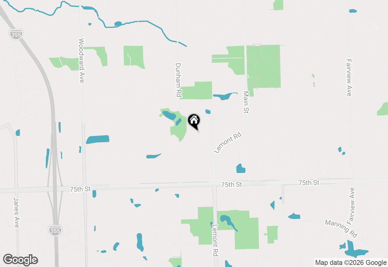 Map of 7213 Bateman Street, Downers Grove, IL 60516