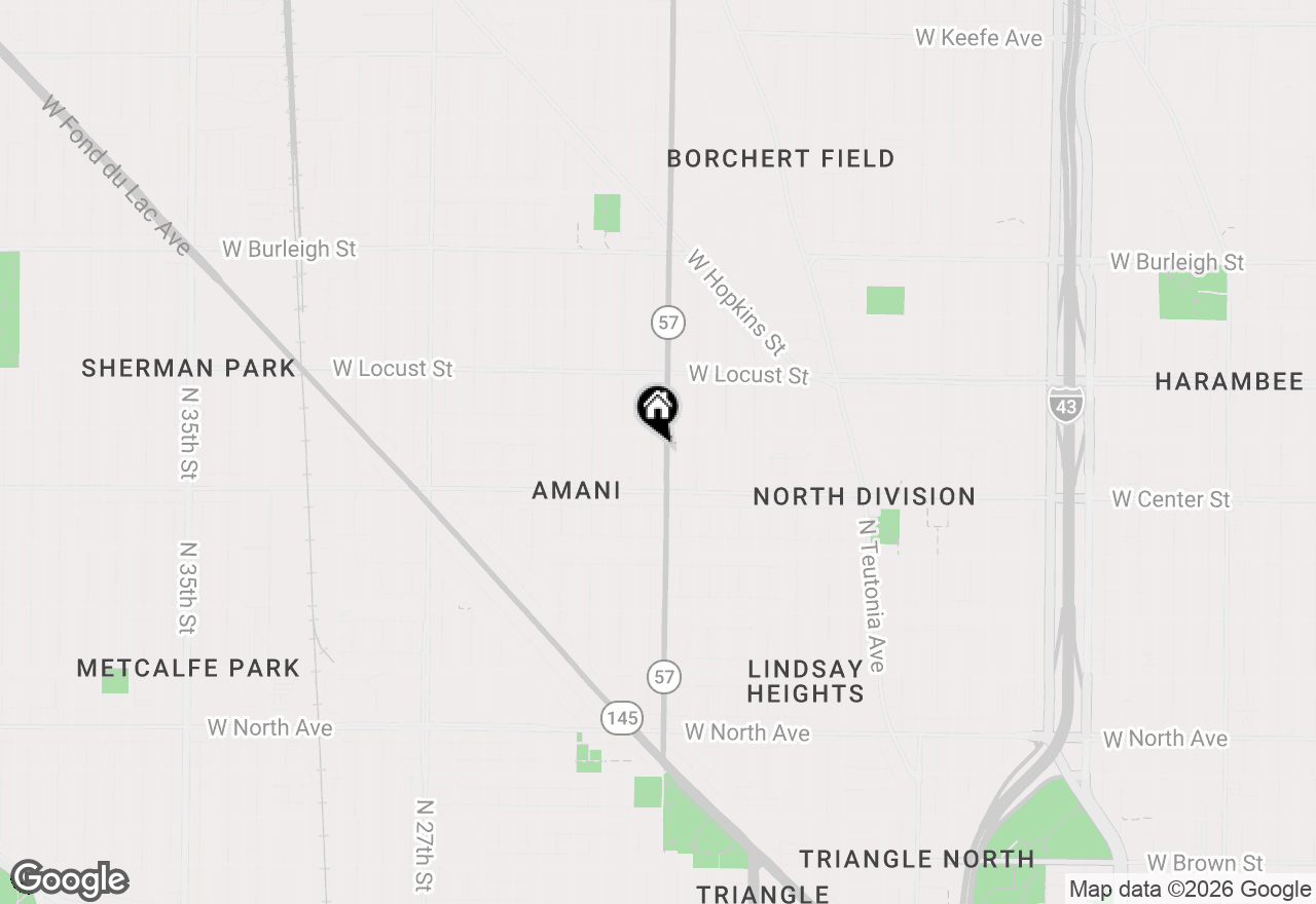 Map of 2753 N 20th St, Milwaukee, WI 53206