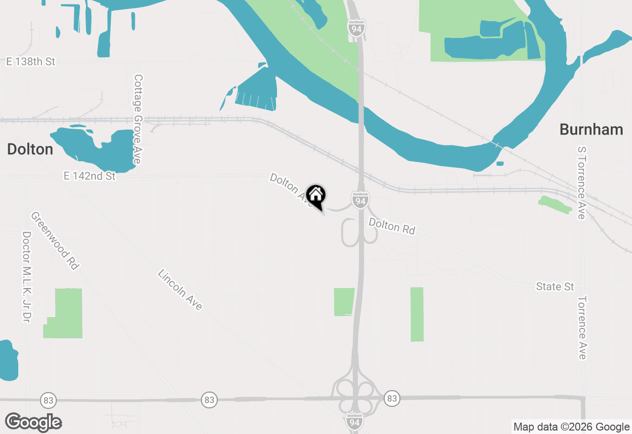 Map of 14324 Dante Avenue, Dolton, IL 60419