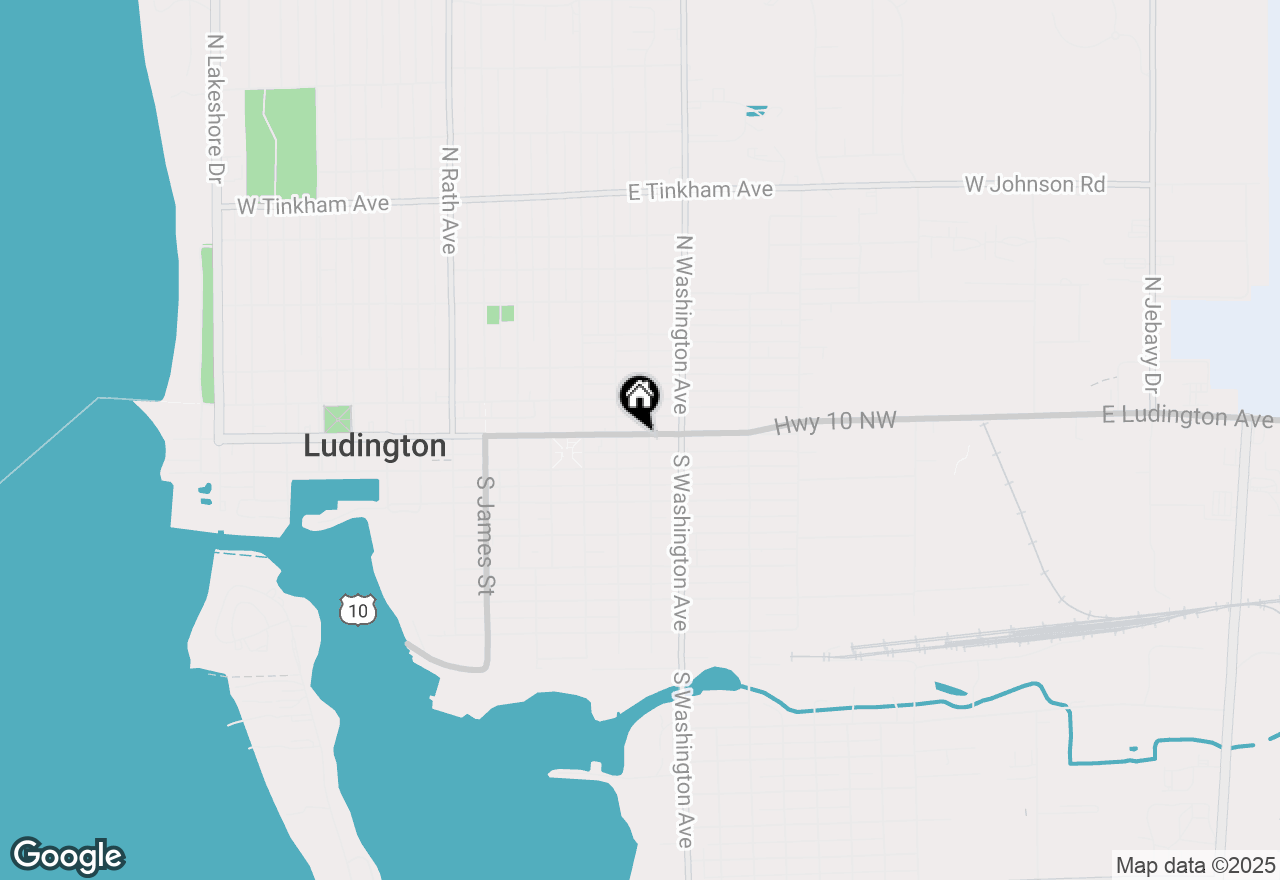 Map of 508 E Ludington Avenue, Ludington, MI 49431