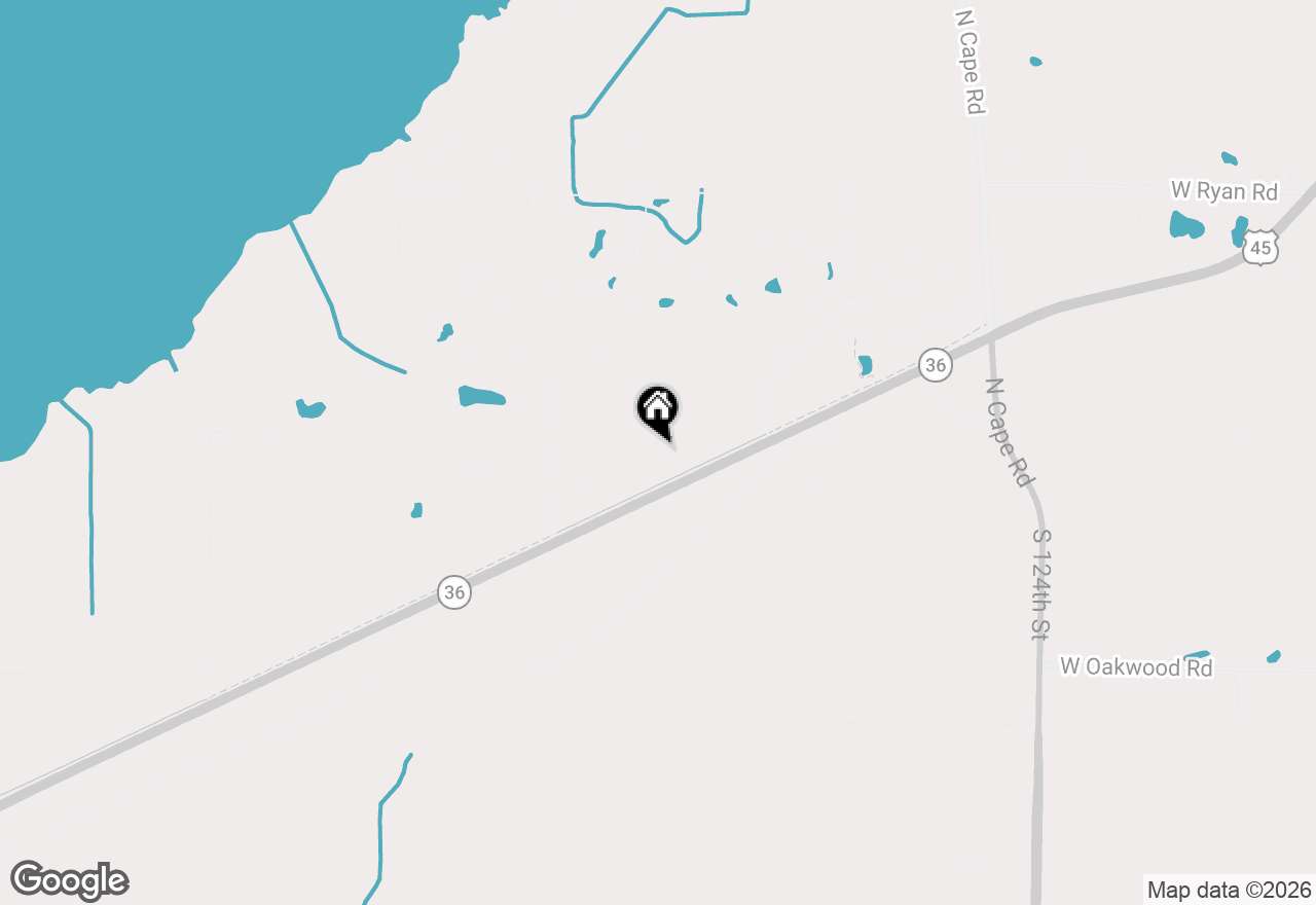 Map of S99W13828 Clubhouse Ct #25-74, Muskego, WI 53150