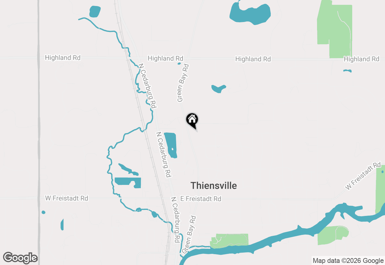 Map of 630 Green Bay Rd, Thiensville, WI 53092