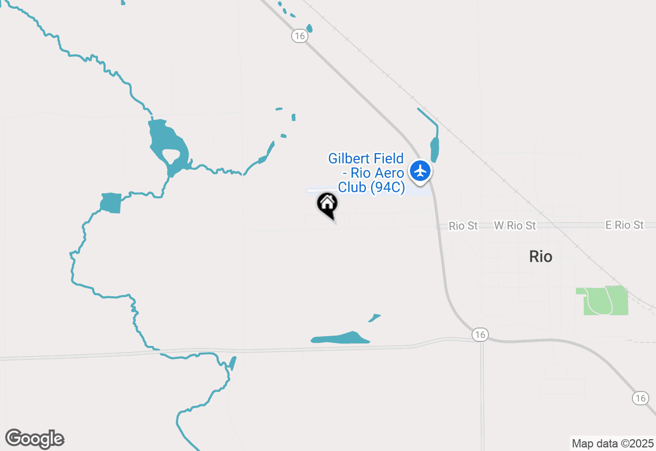 Map of W5158 Cowgill Road, Rio, WI 53960