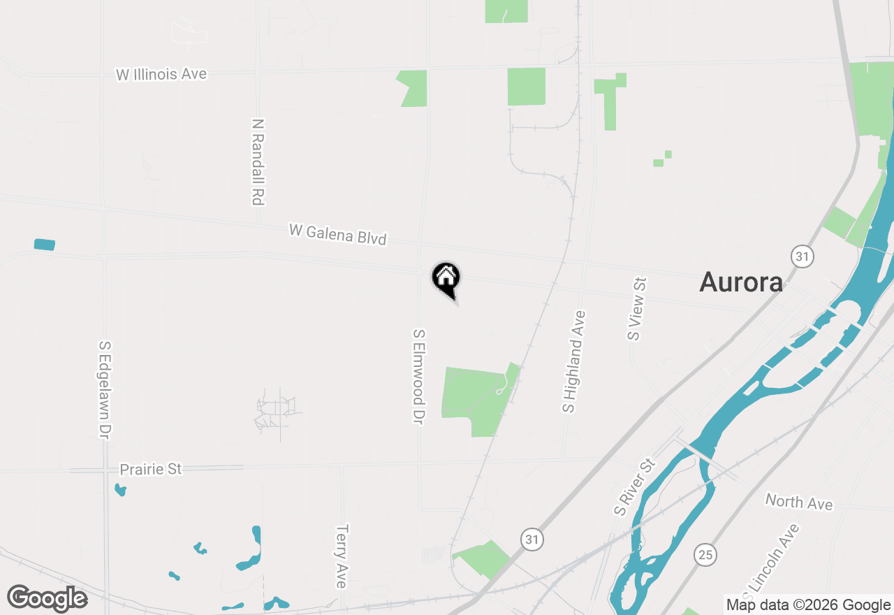 Map of 906 Garfield Avenue, Aurora, IL 60506
