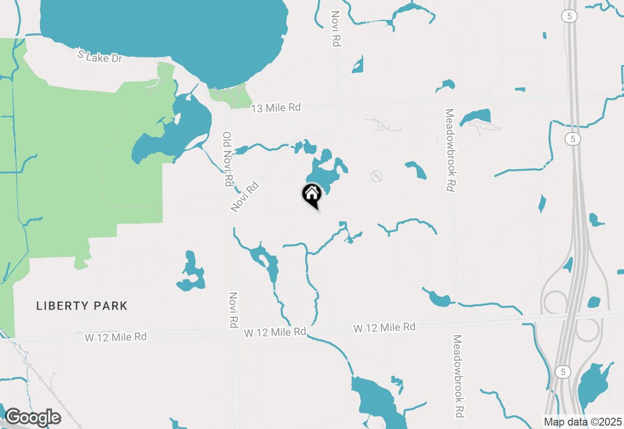 Map of 42675 Sandstone Drive, Novi, MI 48377