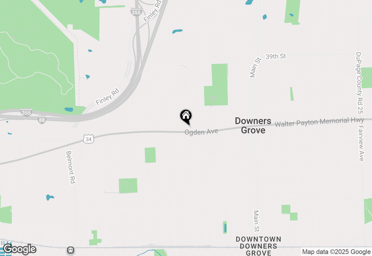 Map of 1725 Brian Grant Court, Downers Grove, IL 60516