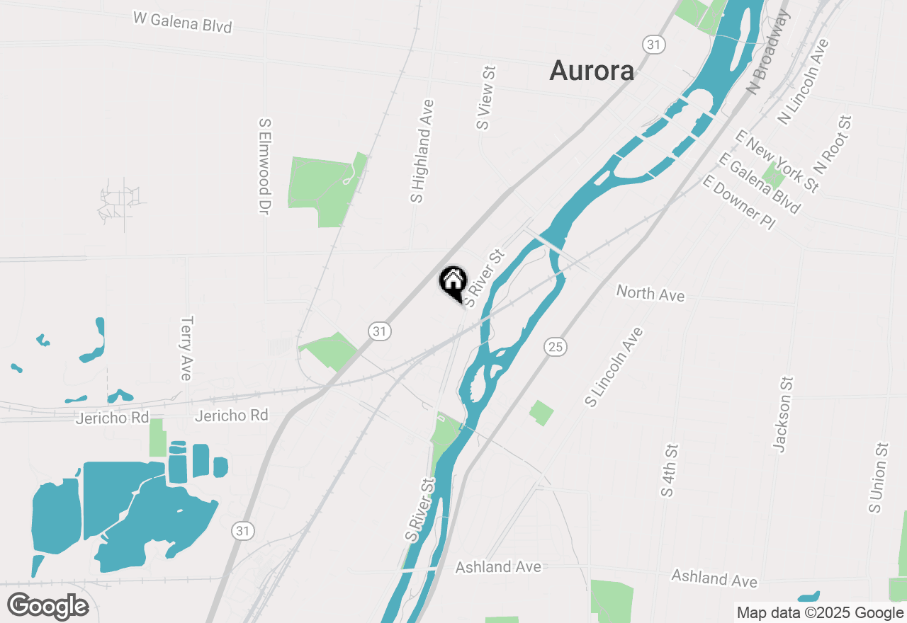 Map of 572 Middle Avenue, Aurora, IL 60506