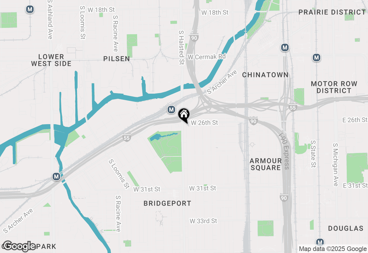 Map of 2611 S Halsted Street #4, Chicago, IL 60608