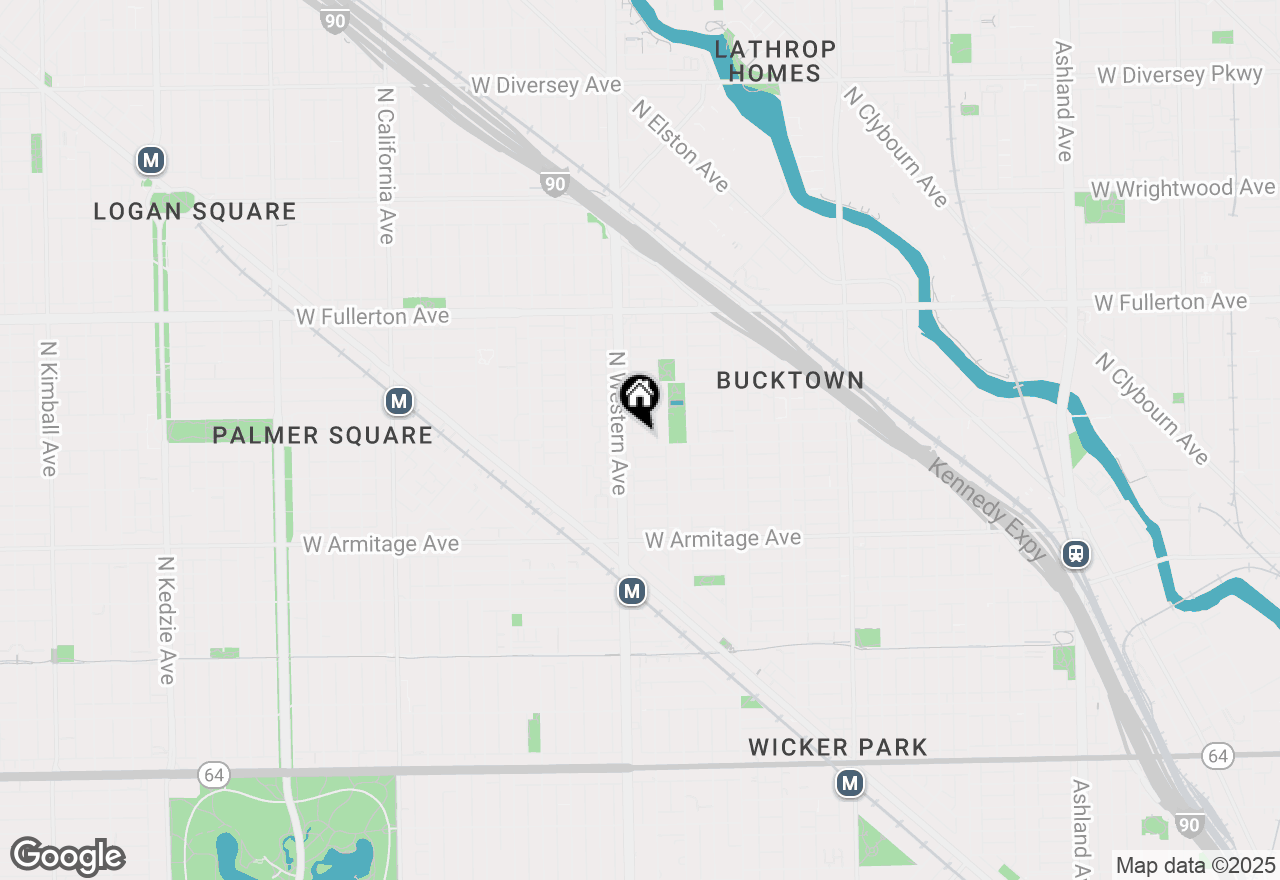 Map of 2342 W Shakespeare Avenue, Chicago, IL 60647