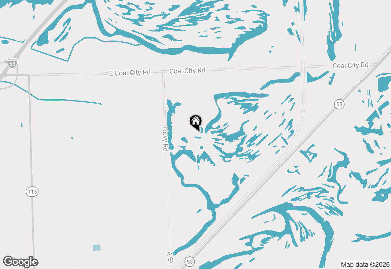 Map of 143 Fossil Lake Court, Wilmington, IL 60481