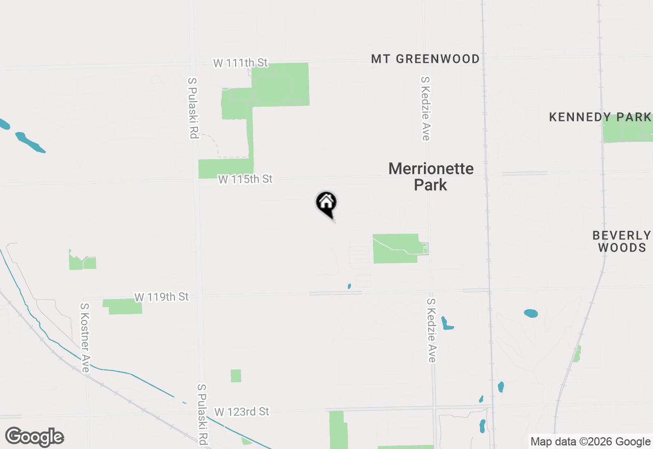 Map of 3535 W 116th Place, Chicago, IL 60655