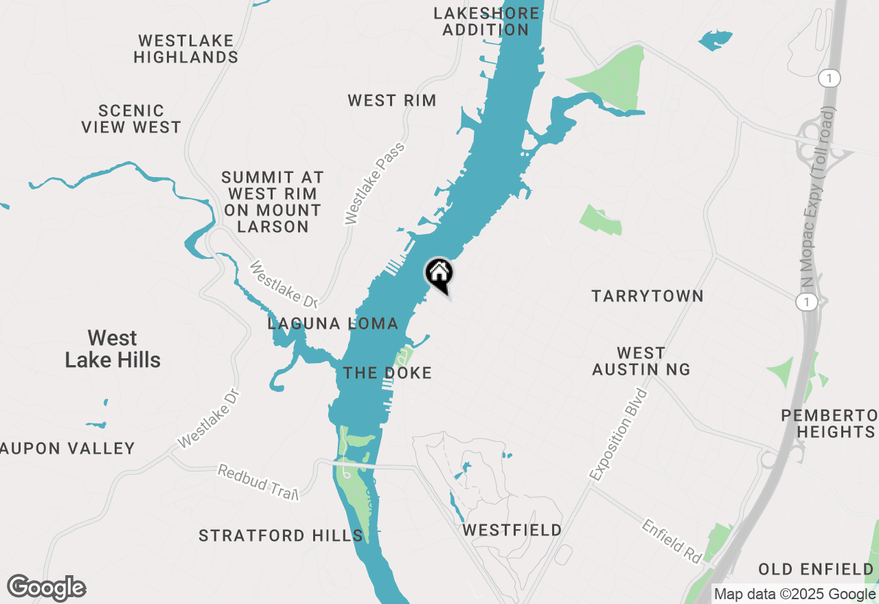 Map of 2001 Scenic Dr, Austin, TX 78703