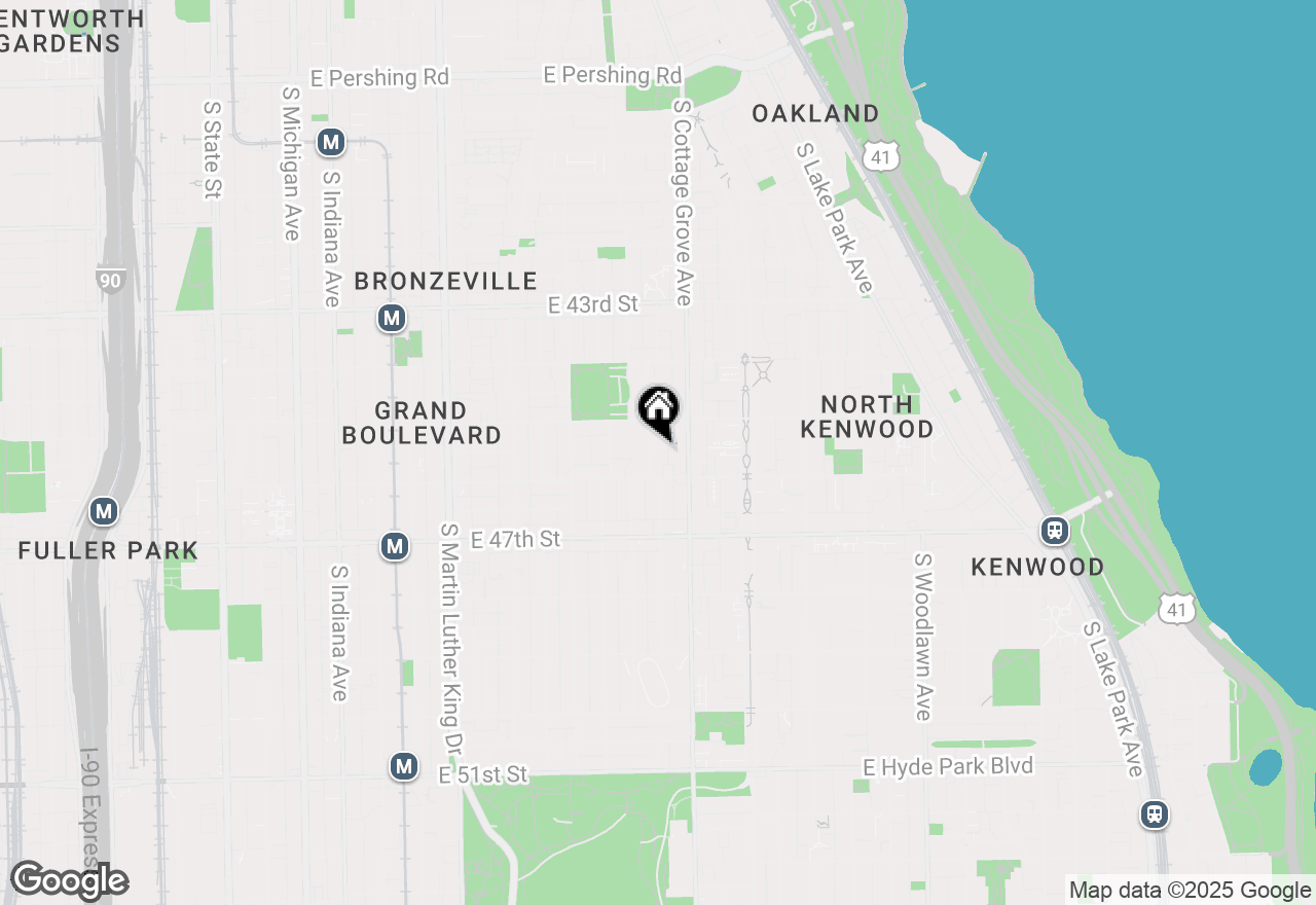 Map of 4535 S Evans Avenue, Chicago, IL 60653