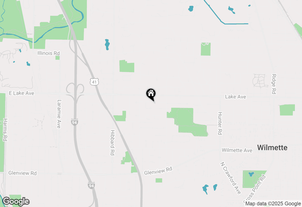 Map of 2807 Orchard Lane, Wilmette, IL 60091