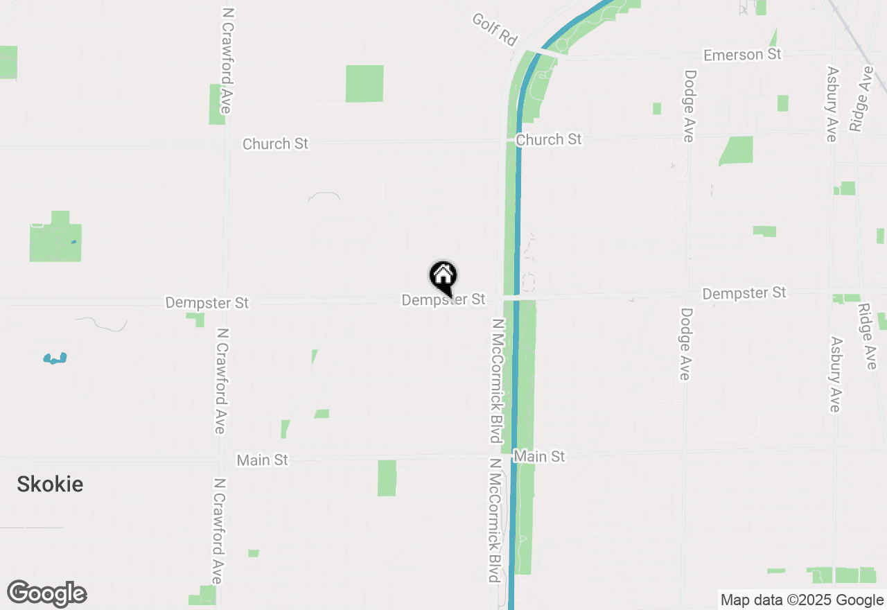 Map of 3421 Dempster Street, Skokie, IL 60076