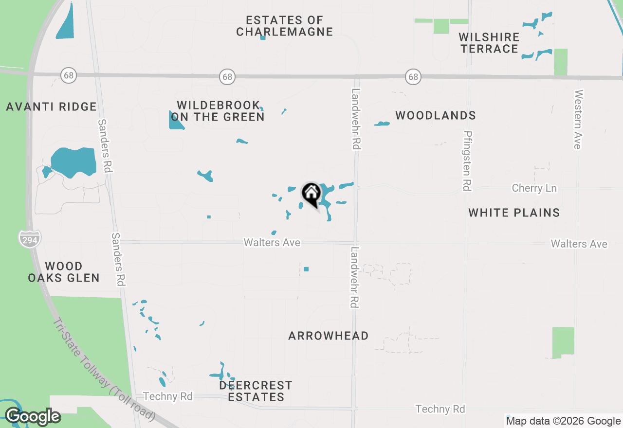 Map of 39 The Court Of Cobblestone Court, Northbrook, IL 60062