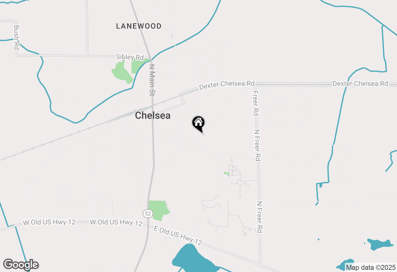 Map of 413 Madison Street, Chelsea, MI 48118