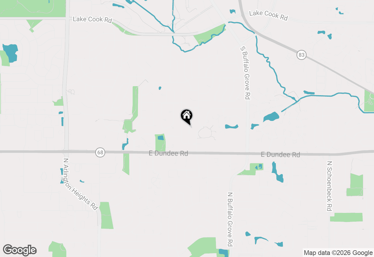 Map of 690 Macarthur Drive, Buffalo Grove, IL 60089