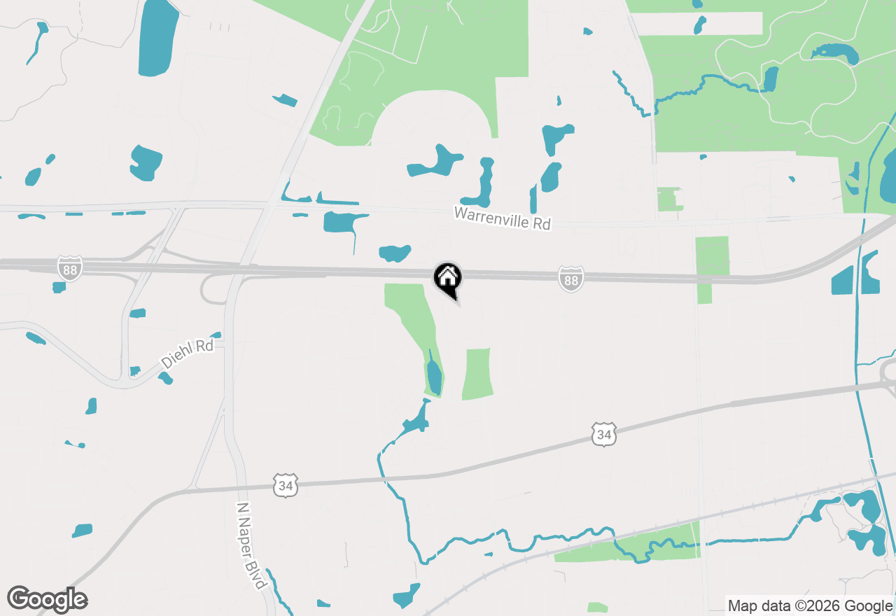Map of 4433 Normandy Drive, Lisle, IL 60532