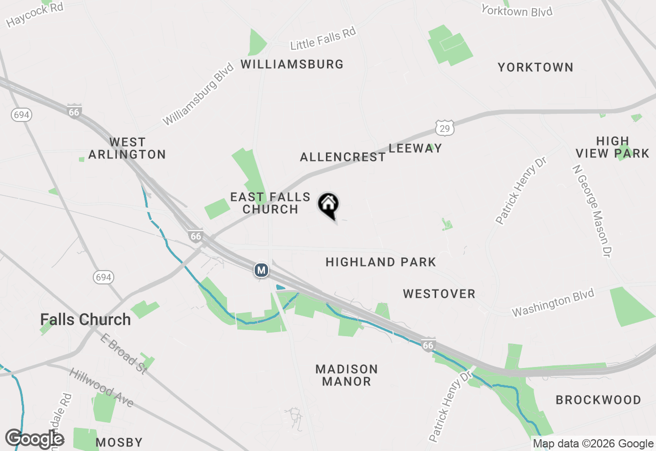 Map of 6238 22nd Street N, Arlington, VA 22205