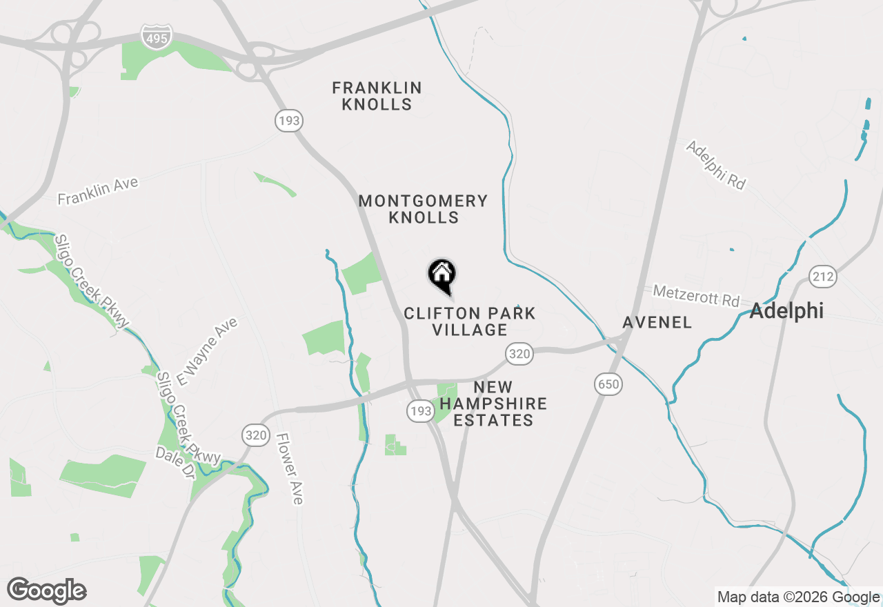 Map of 9006 Linton Street, Silver Spring, MD 20901