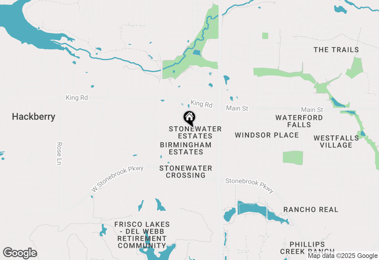 Map of 615 Caveson Drive, Frisco, TX 75036
