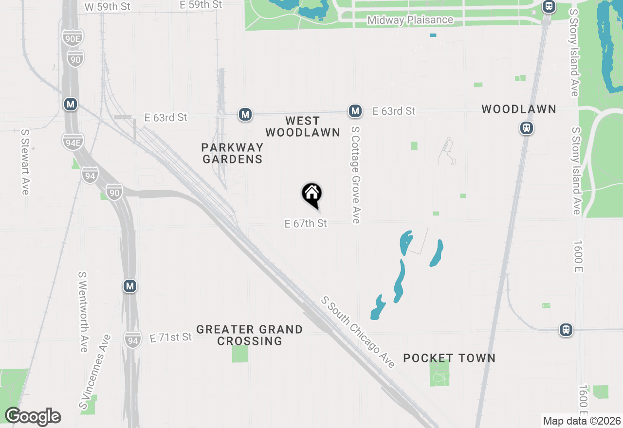Map of 6640 S Champlain Avenue, Chicago, IL 60637