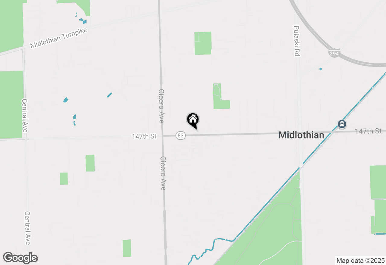 Map of 4610 147th Street, Midlothian, IL 60445