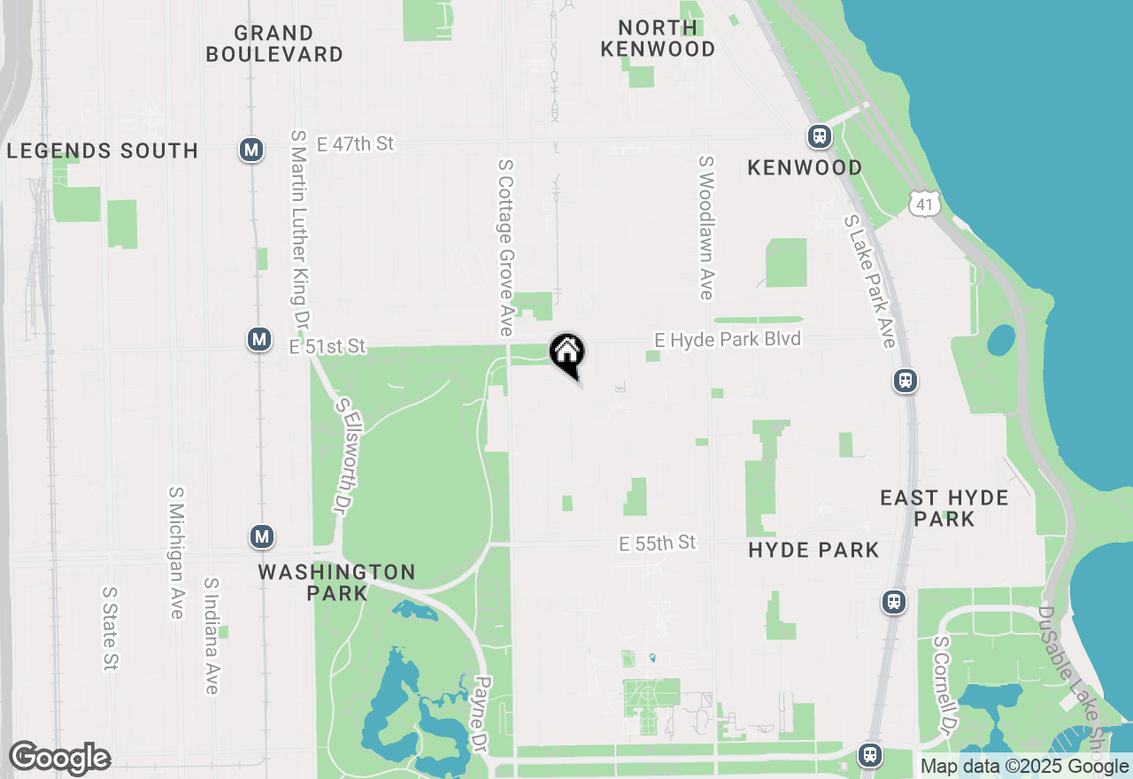 Map of 5207 S Drexel Avenue #S2A, Chicago, IL 60615