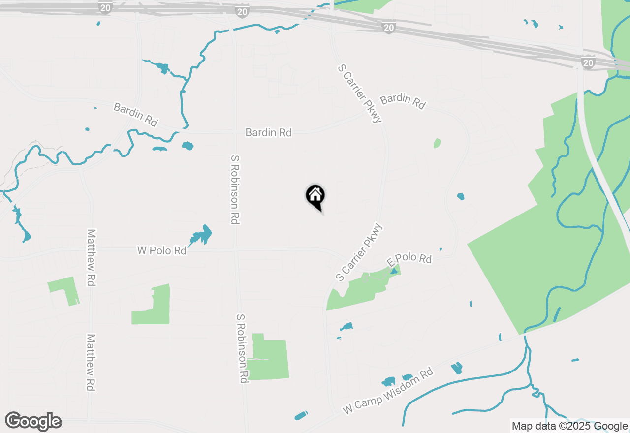 Map of 224 Brookhaven Drive, Grand Prairie, TX 75052