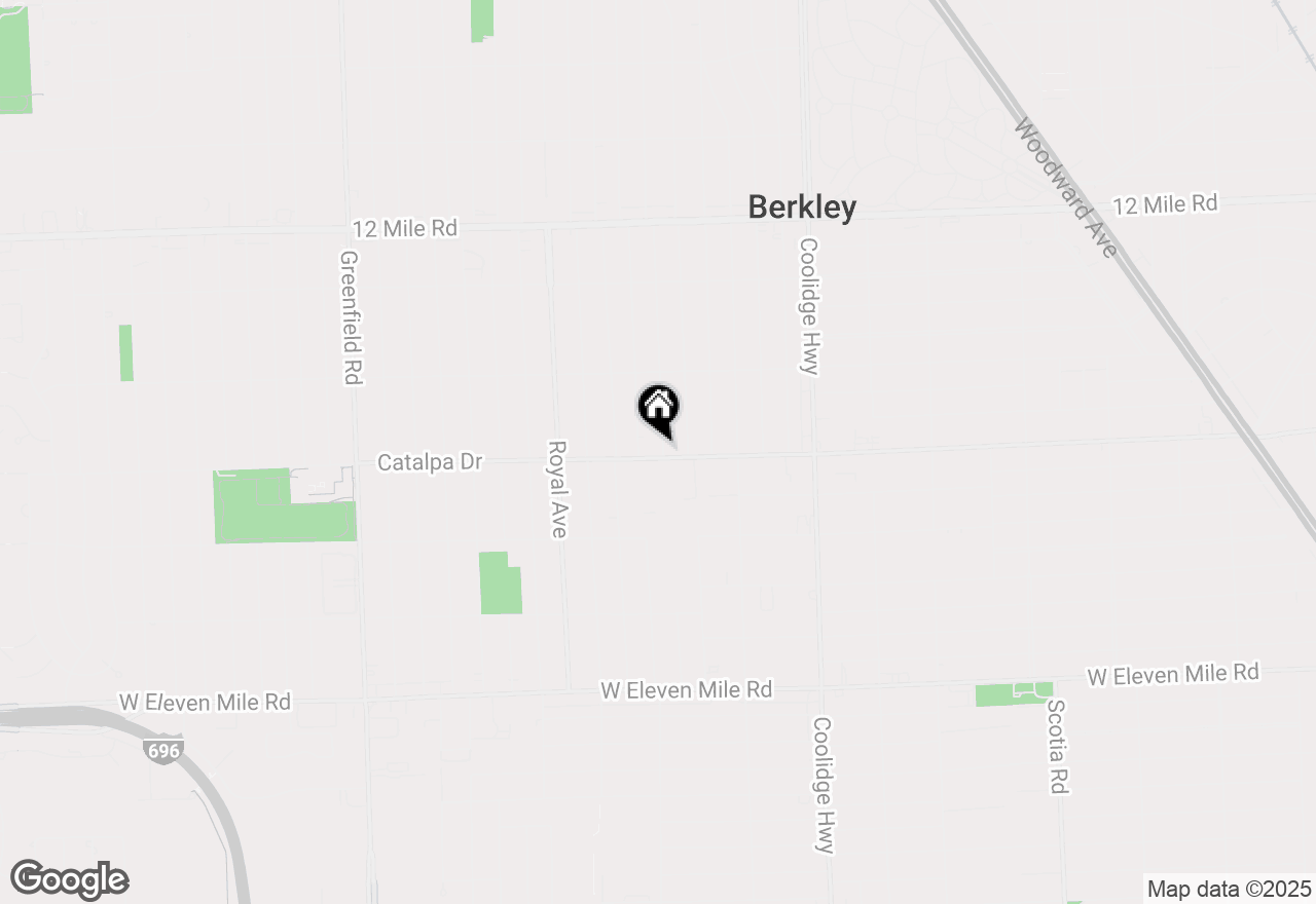 Map of 3110 Catalpa Drive, Berkley, MI 48072
