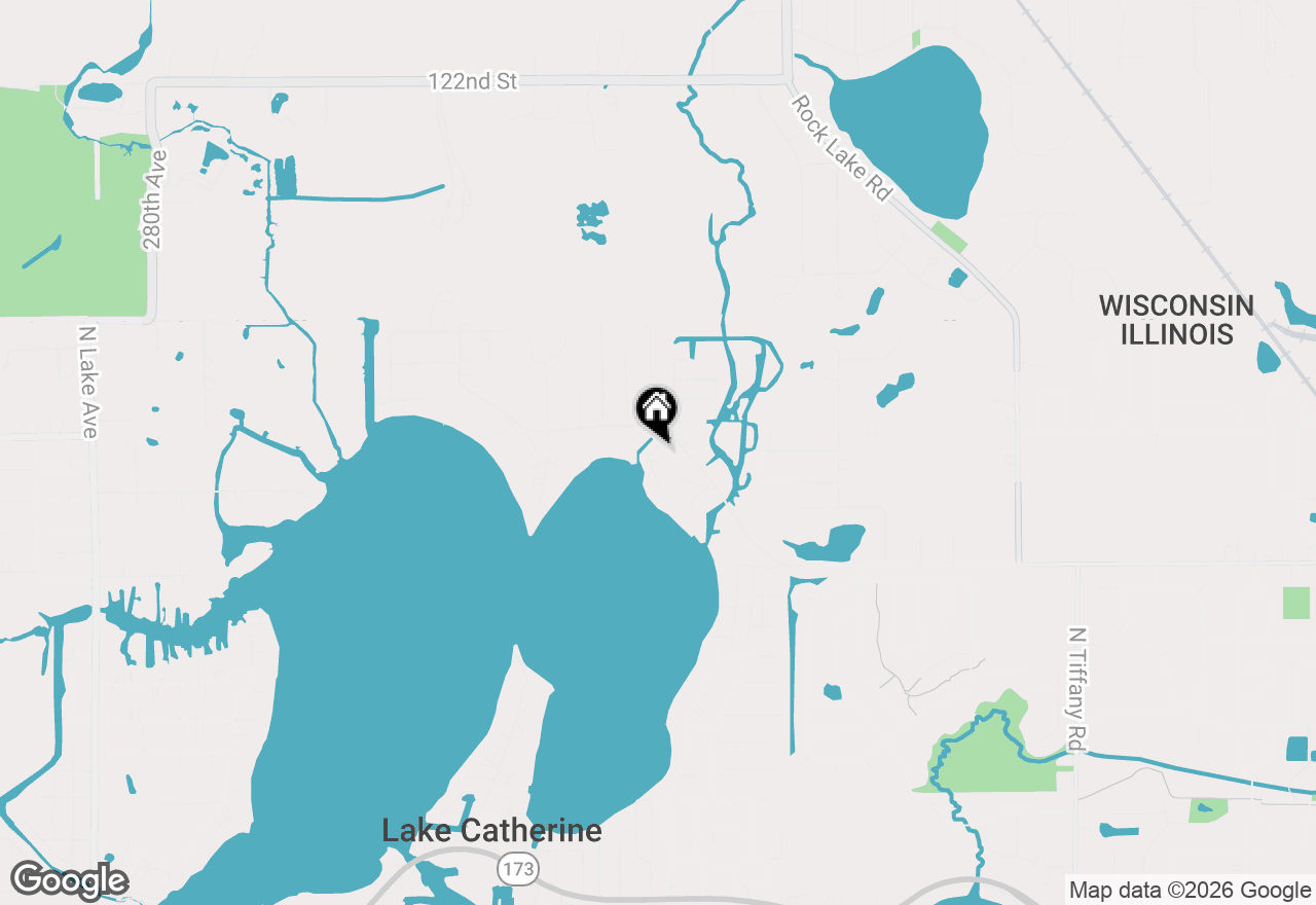 Map of 43225 N Lakeside Drive, Antioch, IL 60002