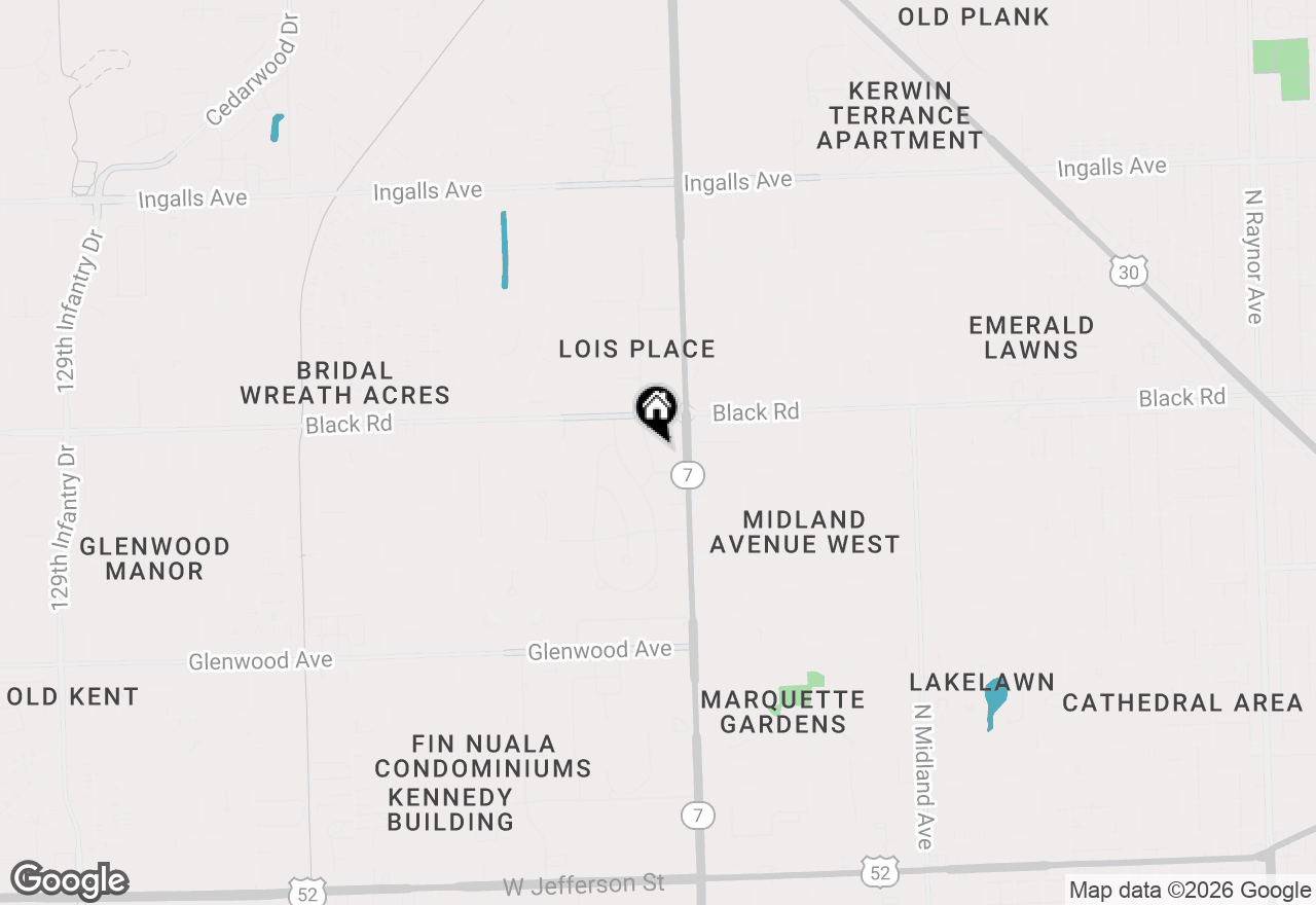 Map of 704 Lois Place, Joliet, IL 60435