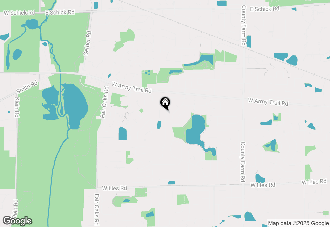 Map of 1326 Narragansett Drive, Carol Stream, IL 60188