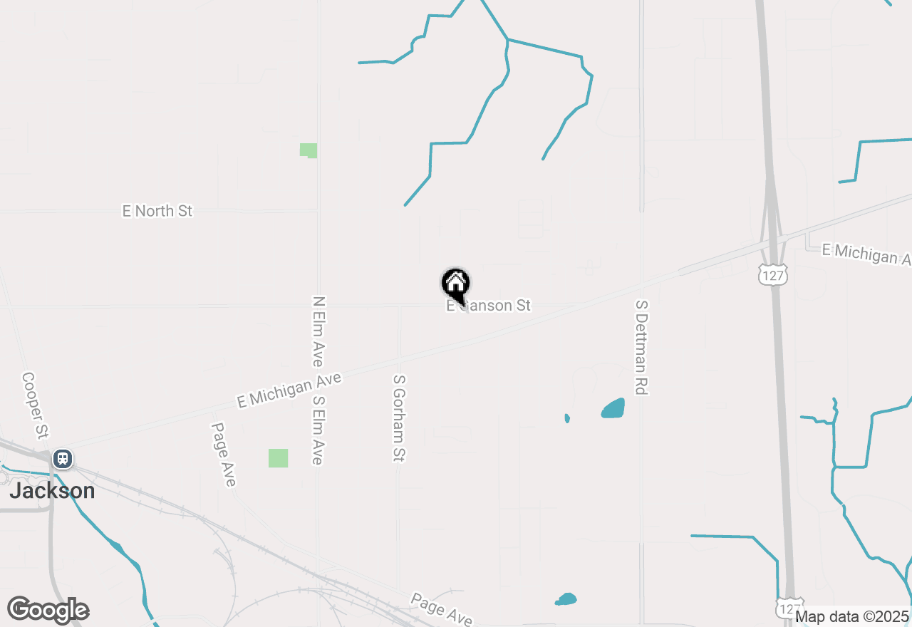 Map of 130 N Horton Street, Jackson, MI 49202