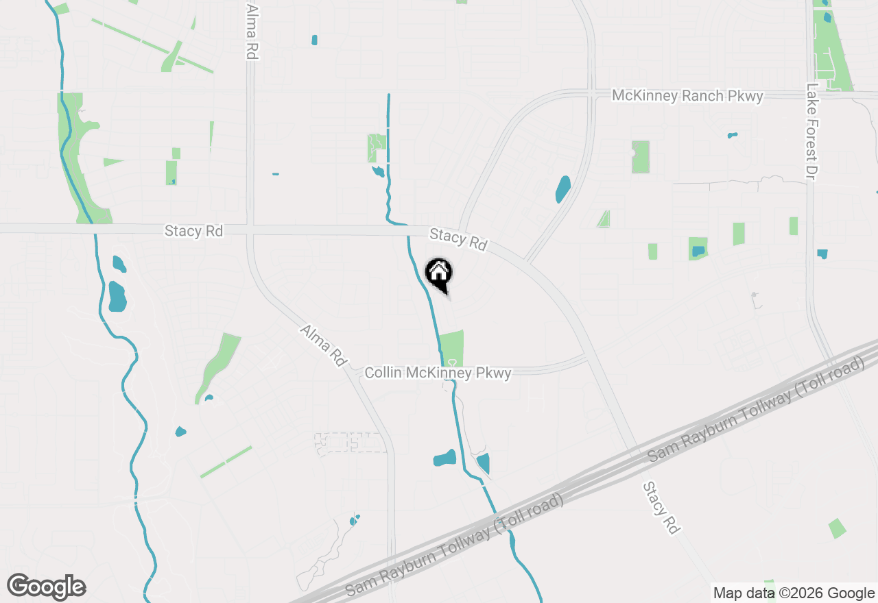 Map of 5513 Acoma Lane, Mckinney, TX 75070