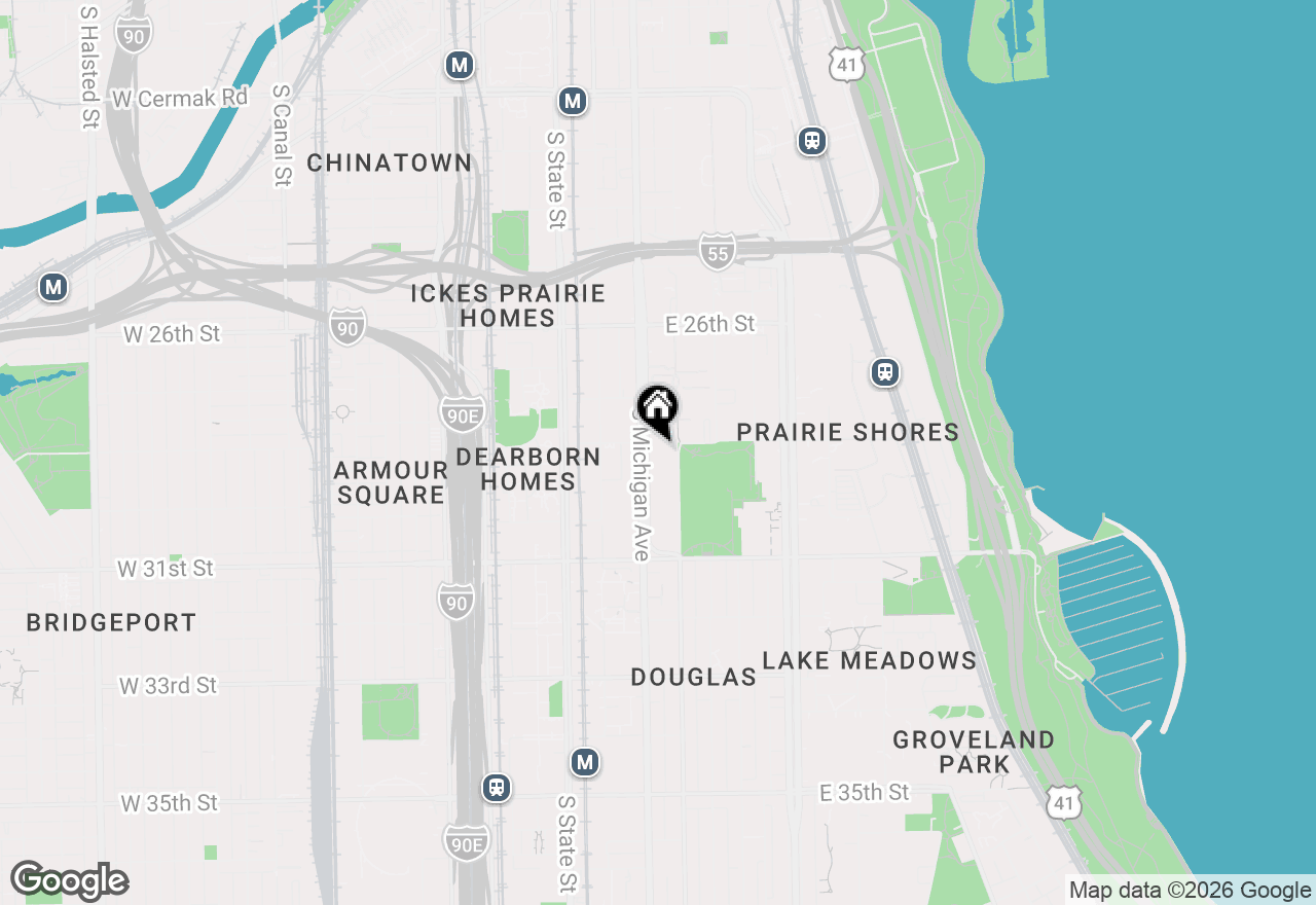 Map of 2901 S Michigan Avenue #808-9, Chicago, IL 60616