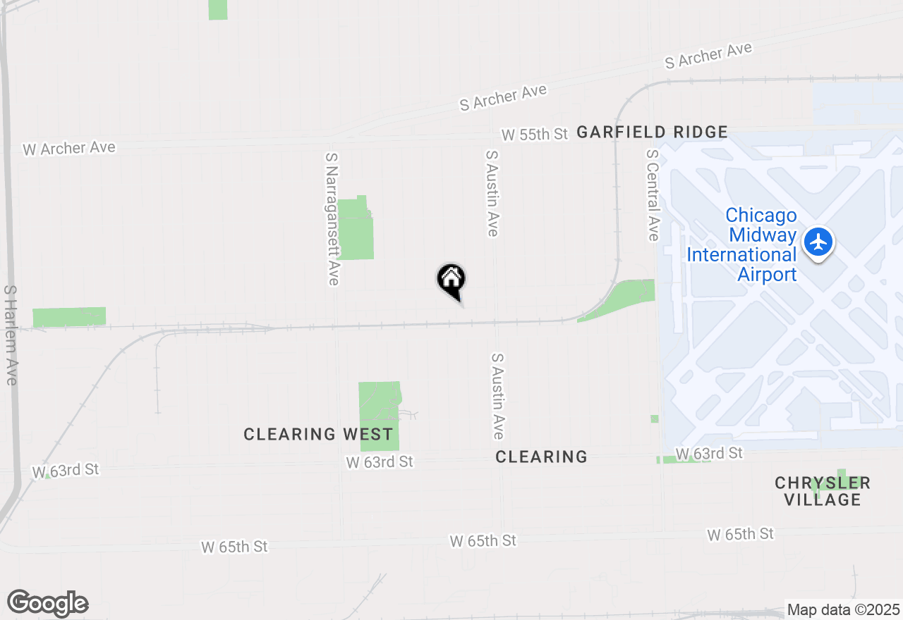 Map of 5914 S Meade Avenue, Chicago, IL 60638