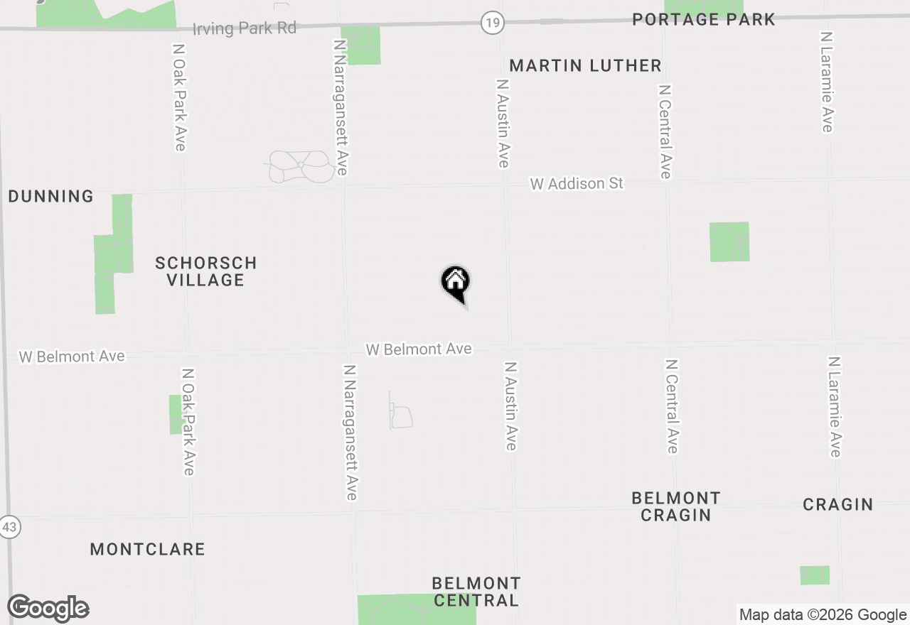 Map of 6119 W School Street, Chicago, IL 60634